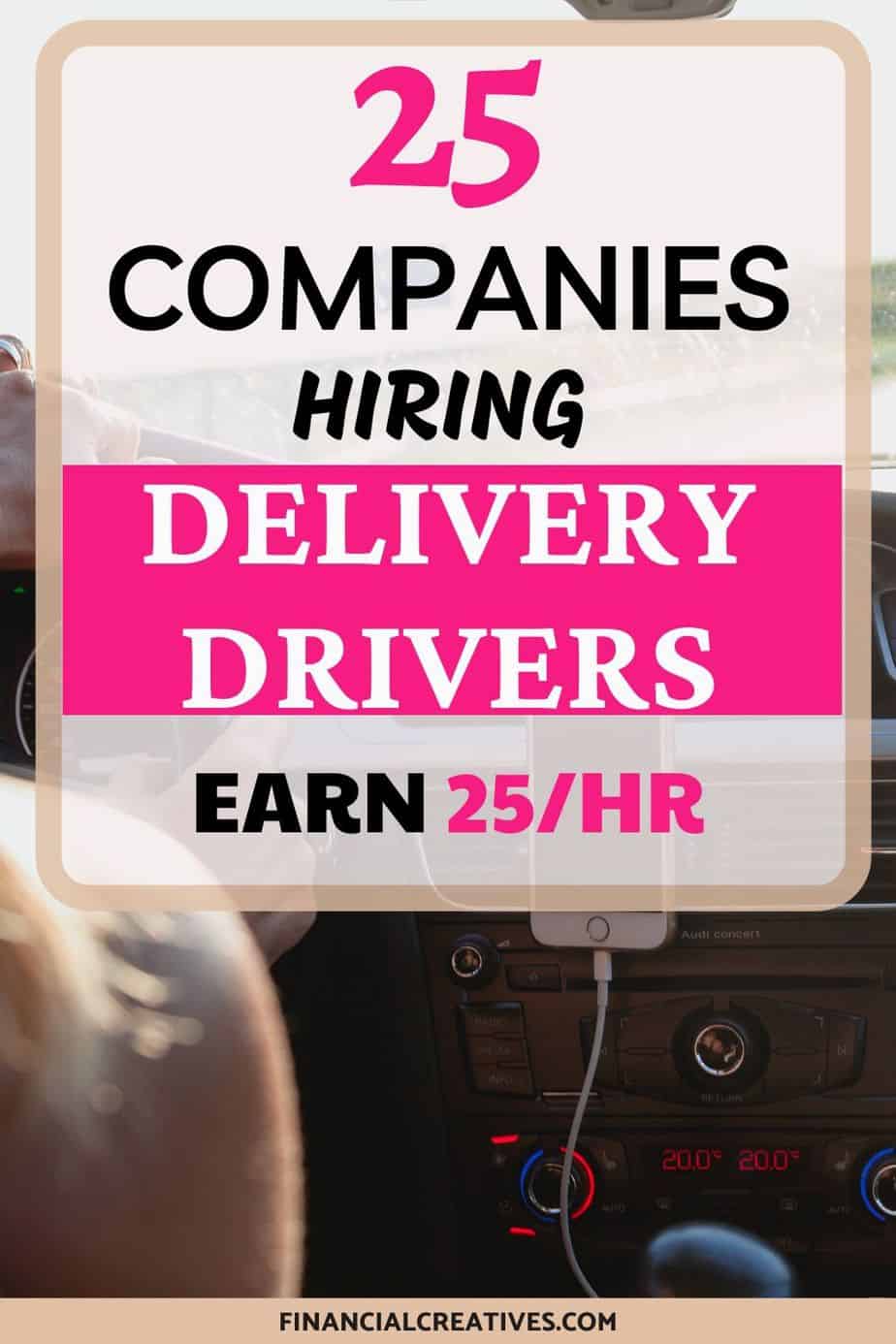 sales jobs near me delivery driver