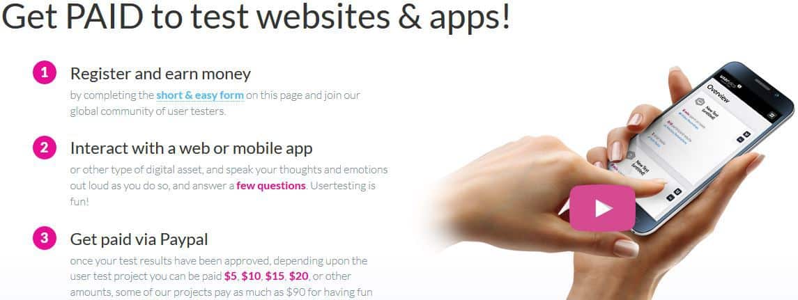 Get $90 Testing Websites with Userlytics