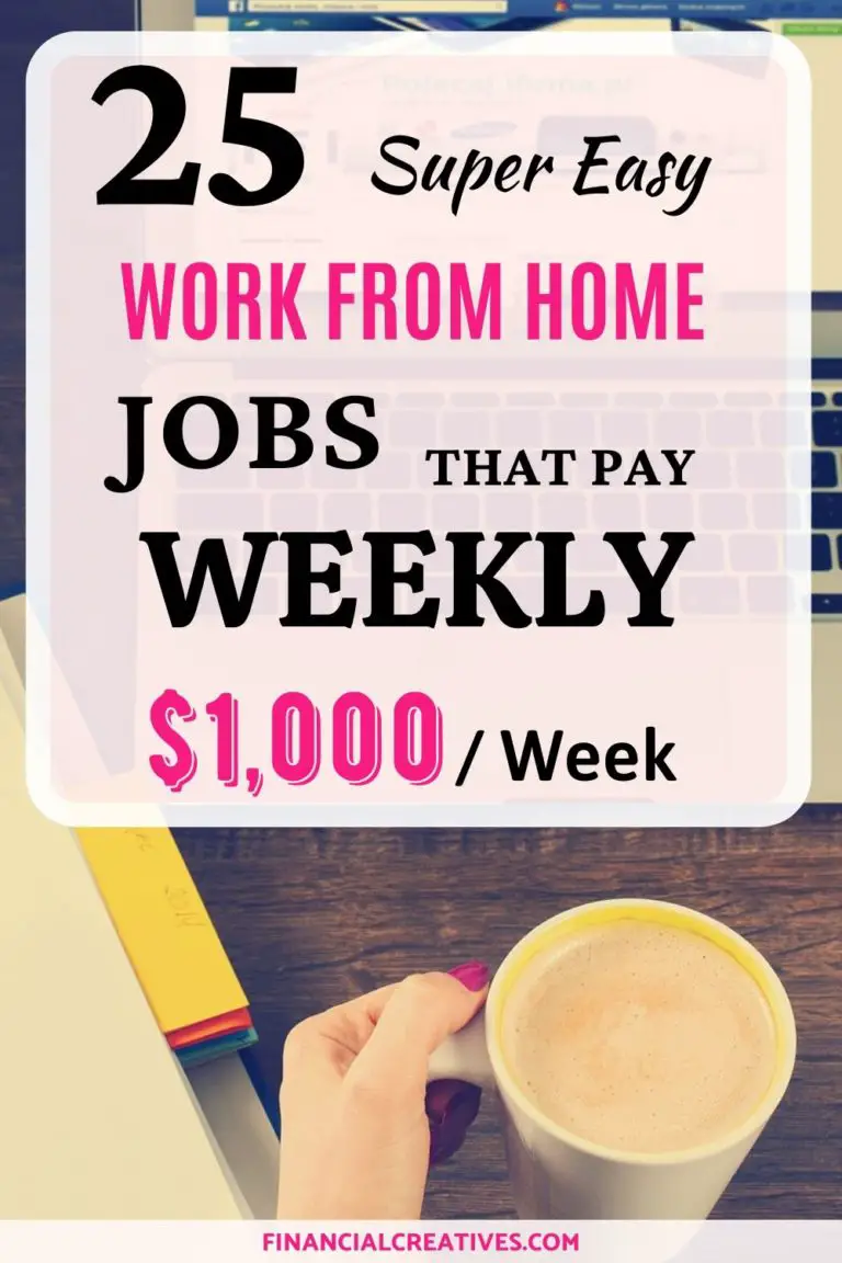 Weekly Paying Jobs Near Me No Experience