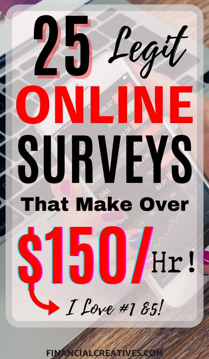 25 Highest Paying Online Surveysto Make $500+ Per Week.
