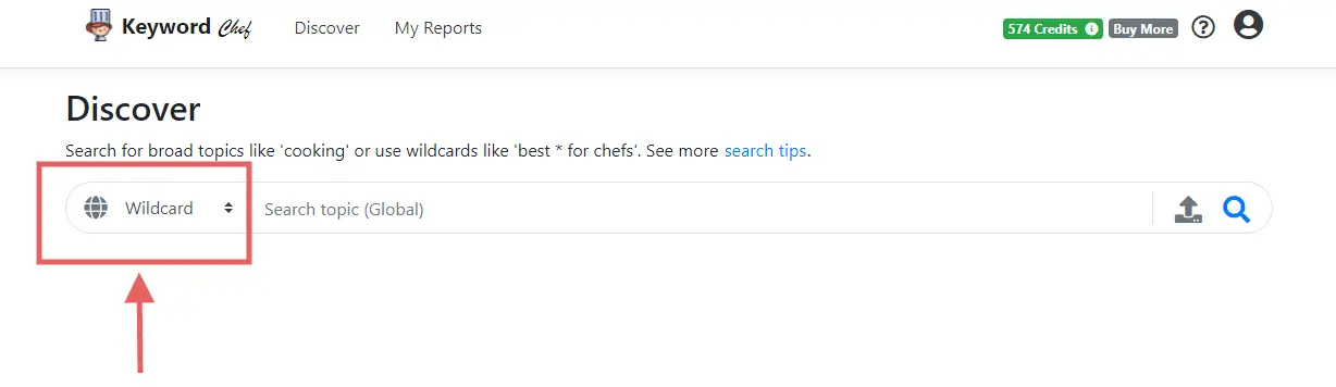 keyword chef wildcard