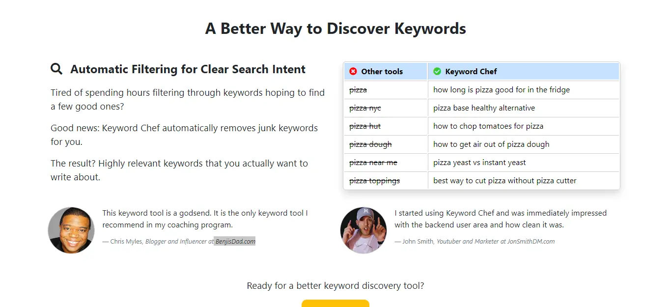 what is keyword chef