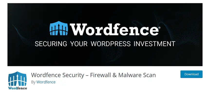This is the most popular wordpress firewall and security scanner