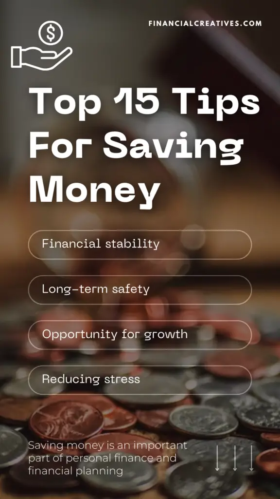 Saving money is an important part of personal finance and financial planning